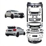 For Mercedes Benz W176 2013 2018 High Quality Suitable Car Bumper Body Kit A Class Change To A45 Amg Model