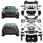 For Mercedes Benz W214 W213 2021 2023 Car Modification Parts Upgrade E53 Amg Bodykit E Class Body Kit Front Bumper Accessories
