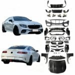 For Mercedes Benz W238 2017 2020 2020 Use E class Coupe C238 Upgrade To E63 Amg Style Body Kit Grille Bumpers Bodykit