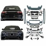 For Mercedes Benz W223 2021 Auto Parts S63 Amg Style Body Kit S Class 2021 on With Front Rear Bumper Lip Diffuser Bodykit