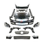 For Mercedes Benz W204 2008 2010 2012 2013 C Class C63 Body Kit Amg Front Bumper Coupee