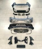 For Mercedes Benz 2016 2019 Body Kit Glc Class X253 Change To Amg Contain Front Bumper Assembly With Grille And Rear Lip Glc63s - 图片 2