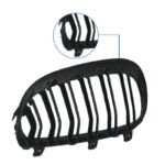 E60 GRILLE  Black Parallel Bars For BMW 5 SERIES E60 2003-2010 51137065701/702LH repair OEM accessories - 图片 4