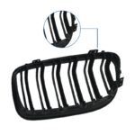 E90 GRILLE   Black Parallel Bars For BMW 3 SERIES E90 2004-2007 51137201967/968LH repair custom parts - 图片 4