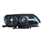 E46 Head Lamp Headlights For Bmw 3 Series 1998-2006 Black Background Old  63126904275